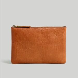 Madewell NWT Leather Pouch Clutch